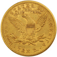 USA 10 Dolarów 1898  rok  /F   / ok.AU53