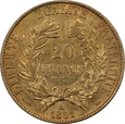 Francja, 20 franków 1851 A rok