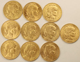 Francja 10 szt. 20 franków Kogut ,58.05 czystego złota /F/(1)
