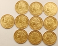 Szwajcaria 10 szt. 20 franków  1927 B ,58.05 czystego złota /F/
