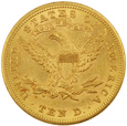 USA 10 Dolarów 1881  rok  /F   / ok.AU55