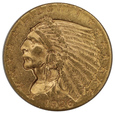USA 2,5 Dolara 1926  rok Indianin stan 2+