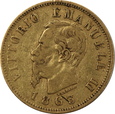 Włochy, 10 lirów 1863 rok (K17)