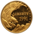 USA 5 Dolarów 1991- W  PCGS PR69DCAM /K21/