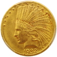 USA  10 Dolarów 1932r. PCGS MS64  / K26  /
