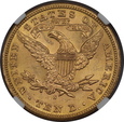 USA , 10 Dolarów Liberty Head 1902 S rok , MS 62 NGC, /K10/