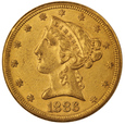 USA 5 Dolarów 1886 rok ok AU 50 /F/