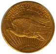 USA 20 Dolarów 1913 S  rok PCGS AU 58 Rzadki Ciekawy Rocznik