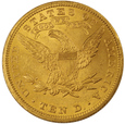 USA 10 Dolarów 1907  rok  /F   / ok.MS 61