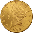 USA 20 Dolarów 1878   rok  /F /  ok MS61