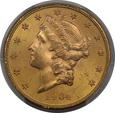 USA, 20 Dolarów Liberty Head 1904 S rok, PCGS MS 65, /K12/