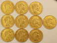 Francja 10 szt  20 franków ,58.05 czystego złota  /F/