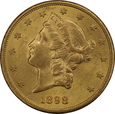 USA, 20 Dolarów Liberty Head, 1898 S rok