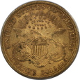 USA, 20 Dolarów Liberty Head 1899 rok, PCGS AU 58