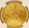 USA 20 Dolarów 1928 rok NGC MS 64 /F/