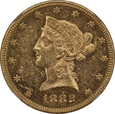 USA, 10 Dolarów Liberty Head 1882 rok, MS 60  NGC, /K4/