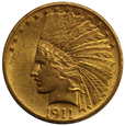 USA 10 Dolarów 1911 rok Indianin 