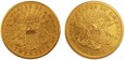 USA Zestaw 2 sztuki 20 Dolarów 1875 S /1873 rok /K/