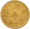 Szwajcaria  20 franków 1914 (B) rok (3)  /F/