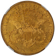 USA 20 Dolarów 1904  rok  NGC MS 62