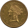 USA, 10 Dolarów Liberty Head 1880 S rok