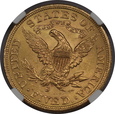 USA, 5 Dolarów Liberty Head 1901 S rok, MS 62 NGC, /K8/