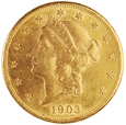 USA 20 Dolarów 1903 S rok  /F/