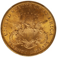 USA 20 Dolarów 1900 Rok PCGS MS 62/F/