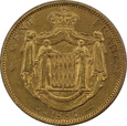 Monako, 100 Franków Charles III Prince 1884 A rok 