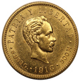 Kuba 5 peso 1916 rok