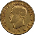 Włochy, 40 Lirów , 1814 M rok