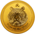 Australia 100 Dolarów 2010 Rok Tygrysa