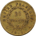 Francja, 20 franków 1811 A rok, Napoleon I