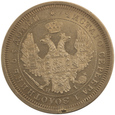 Rosja, Aleksander II  25 kopiejek 1855 СПБ-НІ Petersburg /K/