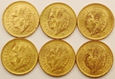 Meksyk  6 szt. 5 Peso 1959r. /P/ 22.46g czystego złota