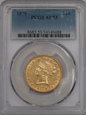 USA, 10 Dolarów Liberty Head 1879 rok, AU 53 PCGS /K5/