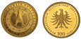 Niemcy Zestaw 2 Sztuki 100 Euro 2002 rok 2003 rok