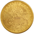 USA 20 Dolarów 1897 S rok  /F   / ok  AU 58