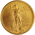 USA 20 Dolarów 1911 D rok  /F/
