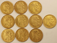 Belgia 10 szt. 20 franków ,58.05 czystego złota /F/