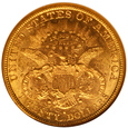 USA 20 Dolarów 1879 S  Rok NGC AU 58              (F)