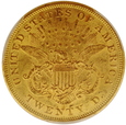 USA 20 Dolarów 1873rOPEN 3  /K29   / PCGS MS 61