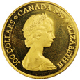 Kanada 100 Dolarów 1980 rok /P/1/2 uncjii czystego złota
