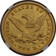 USA, 10 Dolarów Liberty Head 1853 O rok,  NGC /K6/