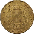 Włochy, Vittorio Emanuele II, 20 lirów 1864 rok