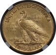 USA, 10 Dolarów Indian Head 1915 rok, AU 58 NGC
