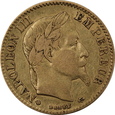 Francja 10 Franków 1868 BB rok (K17)