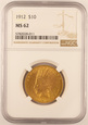 USA, 10 Dolarów 1912 rok, NGC MS62  /K14/