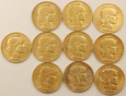 Francja 10 szt. 20 franków Kogut ,58.05 czystego złota /F/(2)