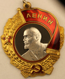 ZSRR order Lenina, Leningrad,, złoto i platyna, /F/